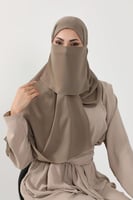 طقم طرحة ولثام 13