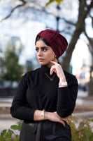 توربان قطني قابل للتعديل-عنابي