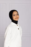 طرحة بناتي طقطق- أسود