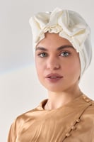 توربان قطني قابل للتعديل-أبيض