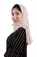 طرحة شاش - بيج فاتح