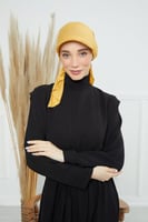 توربان كاب ربط من الخلف - اصفر داكن
