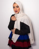 قطن خفيف كاروهات- بيج فاتح