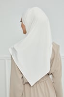 حجاب الشاطئ مع قبعة - أوف وايت