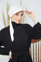 توربان كاب ربط من الخلف - ابيض