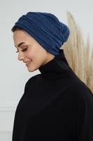 توربان قطعتين لزق - كحلي