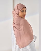 طرحة شيفون مبطن - بيج