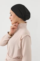 قبعة تحت الحجاب قطنية -أسود