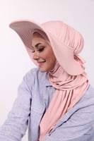 حجاب الشاطي مع قبعة
