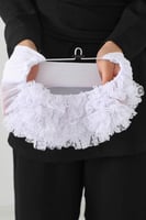 قبعه بف تحت الحجاب مع سيلكون مانع للإنزلاق - ابيض