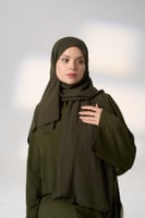 طقم طرحة ولثام - ربط