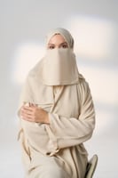 طقم طرحة ولثام