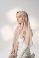 طرحة جاهزة مع مطاط - قصير جهة اليسار