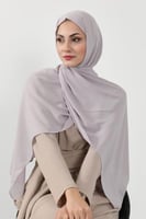 حجاب شيفون بمغناطيس وقبعة بالوسط