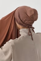 حجاب شيفون بمغناطيس وقبعة جانبي