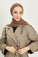 توربان شتوي قطني ثقيل مع سكارف