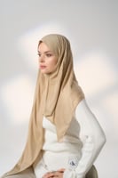 طرحة جاهزة مع مطاط - قصير جهة اليسار