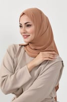 حجاب شيفون بمغناطيس وقبعة جانبي