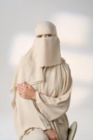 طقم طرحة ونقاب