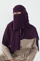 طقم طرحة ونقاب