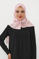 حجاب شيفون بمغناطيس وقبعة جانبي