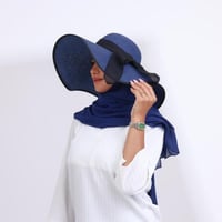 طقم قبعة كاملة مع طرحة صيفية