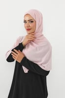 حجاب شيفون بمغناطيس وقبعة بالوسط