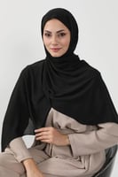 حجاب شيفون بمغناطيس وقبعة وسط