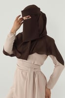 طقم طرحة ونقاب