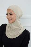 قبعة كاملة تغطي الرقبة والراس - بيج