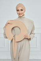 حجاب الشاطي مع توربان - رملي