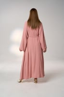 عباية وردي بدون طرحة