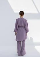 طقم بدلة حجاب - ليلك