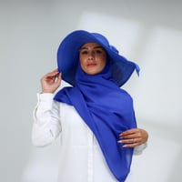 طقم قبعة كاملة مع طرحة صيفية