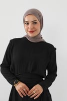 حجاب شاش تركي ربط من الخلف - موف