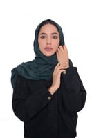 طرحة لينن - اخضر غامق