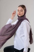 طرحة لينن - بنفسجي