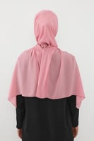 حجاب شيفون بمغناطيس وقبعة بالوسط