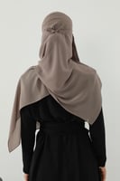 طقم طرحة ولثام ربط