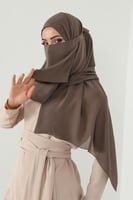 طقم طرحة ولثام ربط