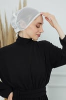 قبعة تحت الحجاب خفيفة شفافة