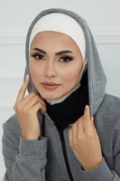 قبعة كاملة تغطي الرقبة والرأس شفافة من الخلف - أوف...