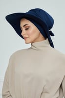 حجاب الشاطي مع توربان - كحلي