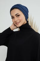 توربان قطعتين لزق - كحلي