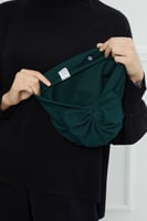 توربان قطني قابل للتعديل - اخضر غامق