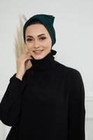 توربان قطني قابل للتعديل - اخضر غامق