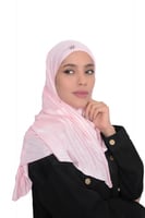 قطن دبل سترتش بكريستال سوارفسكي-وردي