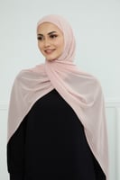 شيفون مع قبعة مشبوكة