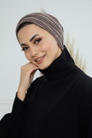 توربان قطعتين لزق - بيج داكن