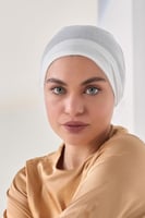 امطة بف قبعة تحت الحجاب - اوف وايت